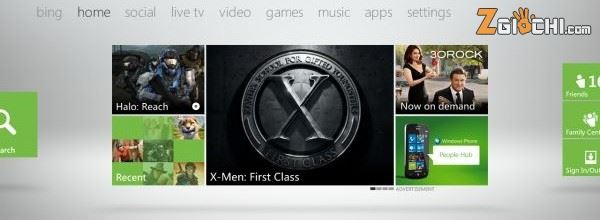 XBOX360 utilizzata maggiormente per le App che per i giochi