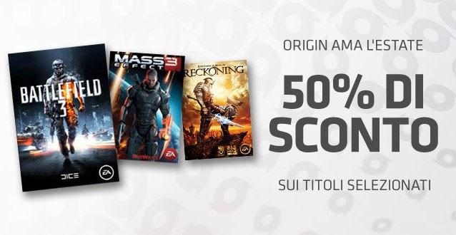 ORIGIN AMA L’ESTATE – 50% di sconto sui titoli Premium! mobile