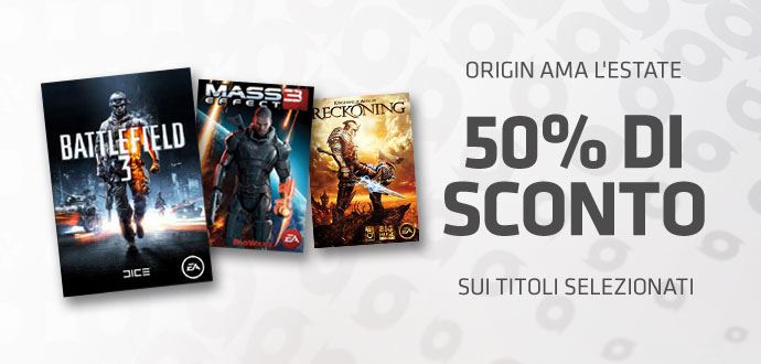 ORIGIN AMA L’ESTATE – 50% di sconto sui titoli Premium!