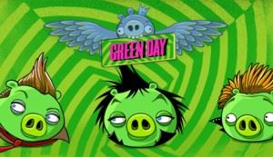 I Green Day prendono il posto dei maiali di Angry birds
