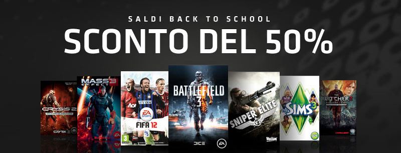 Origin – 50% di sconto su grandi titoli!