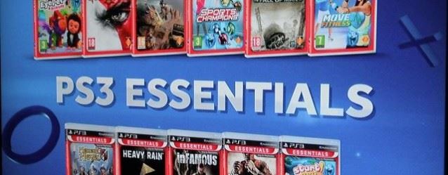 Ecco i prezzi dei PS3 Essentials mobile