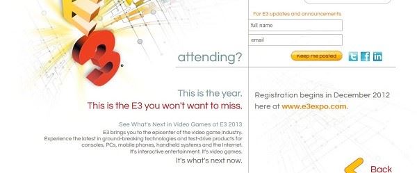 Una frase intrigante apre il sito dell’E3 2013 mobile