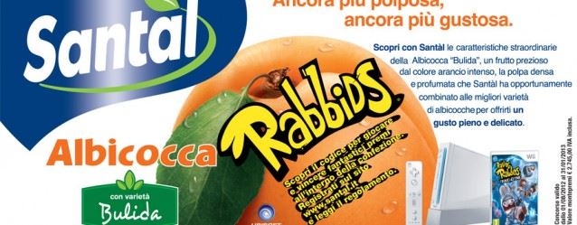 I Rabbids invadono i succhi di frutta Santal mobile