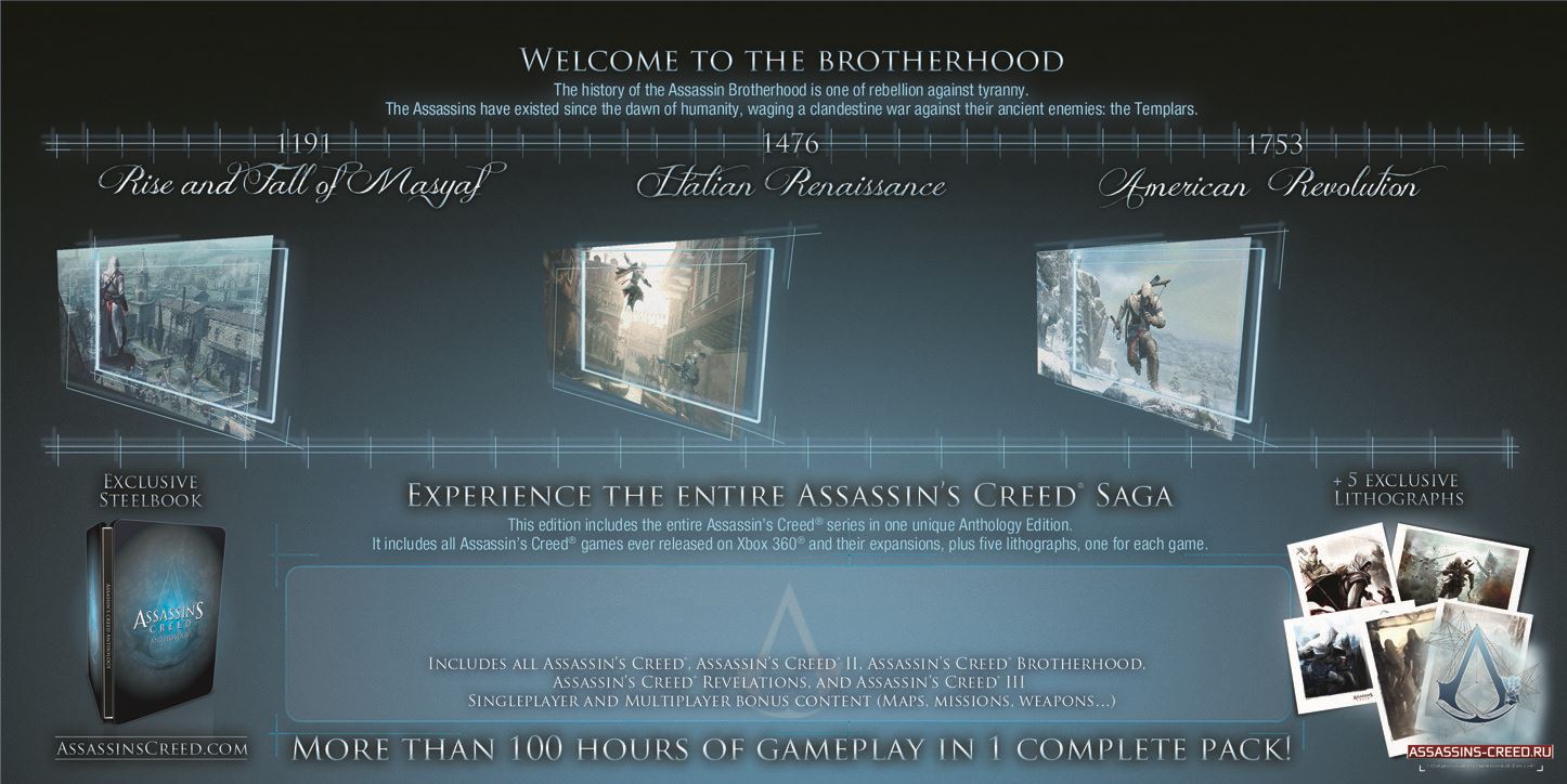 Assassin’s Creed Anthology: Inclusa tutta la saga