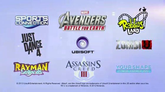 Ubisoft rilascia sei giochi per il lancio di Wii U