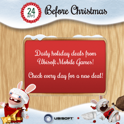 Ubisoft: 24 app prima di natale!
