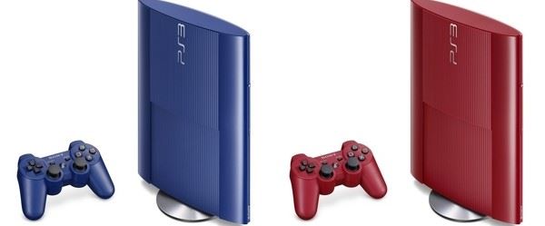 Le PS3 Superslim rosse e blu arriveranno in UK il prossimo mese mobile