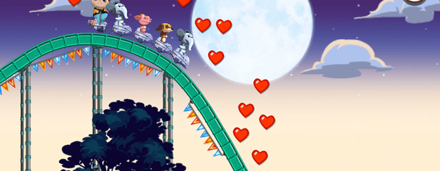 Nutty Fluffies Roller Coaster mobile