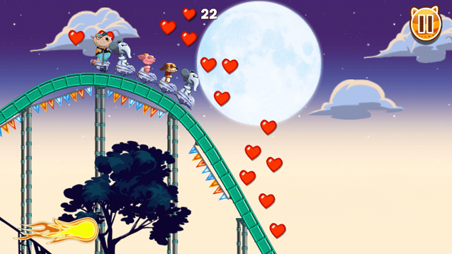 Nutty Fluffies Roller Coaster