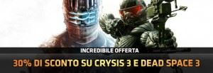 Crysis 3 Dead Space 3 offerta Origin