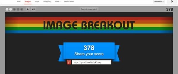 Atari Breakout giocabile su Google mobile