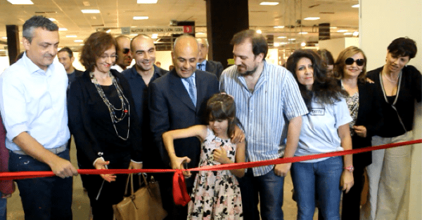 Taglio del nastro Etna Comics 2013