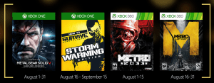 Games with Gold - Ecco i giochi gratuiti su Xbox One e Xbox 360 per il mese di agosto